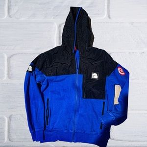 Cookies glacier of ice fleece jumpsuit. Includes zip up jacket and pants